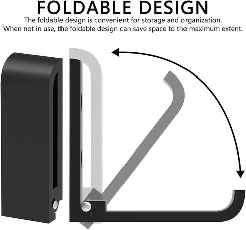 Foldable Space Aluminum Metal Hook, Guitar Wire Hook, Monitor Headphone Hook, Silver (Two Packs) in Kuwait