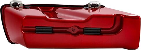 Hard Saddlebags Saddle bags W/Conversion Brackets for Harley Davidson 1984-2017 Softail Models FLST, FLSTC, FLSTF, FLSTN FLSTS models,Red in Saudi Arabia