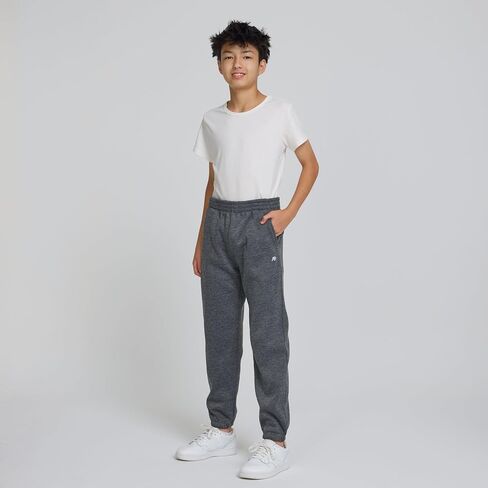 AEROPOSTALE Boys Fleece Joggers 3 Pack – Soft Comfy Athletic Fit Youth Sweatpants with Pockets, Lounge Pants, Sizes 4-20 in Saudi Arabia