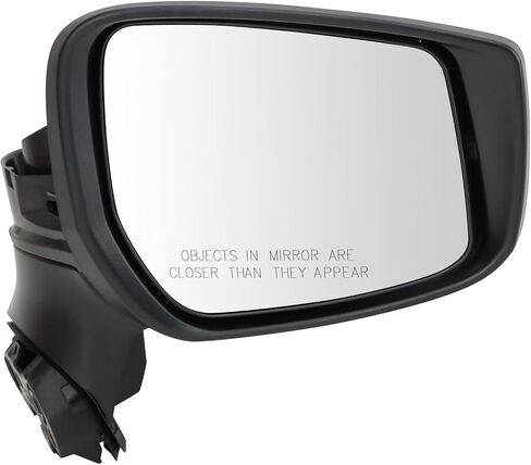 Passenger Side Manual Mirror Smooth Black Paint to Match Compatible with 2020-2023 Nissan Versa NI1321321 in Saudi Arabia