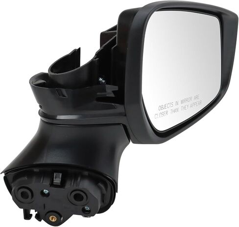 Passenger Side Manual Mirror Smooth Black Paint to Match Compatible with 2020-2023 Nissan Versa NI1321321 in Saudi Arabia