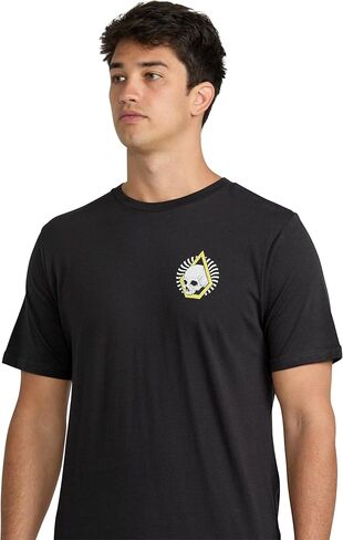 تي شيرت رجالي بأكمام قصيرة منقط منقط من Volcom - تي شيرت برقبة دائرية من مزيج القطن الناعم، خفيف الوزن وجيد التهوية in Saudi Arabia