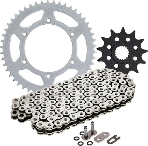 NICHE Drive Sprocket Chain Combo for 2010-2012 Suzuki RMZ250 Front 13 Rear 49 Tooth 520V-X X-Ring 114 Links in Saudi Arabia