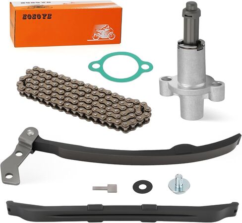 For Yamaha MOTO-4 200 225 250 YFM200 YFM225 YFM250 TTR225 TTR230 Cam Timing Chain & Tensioner Guide w/Gasket 2HT-12210-10-00 in Saudi Arabia