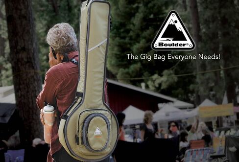 Boulder CB-320TN Alpine Deluxe F-Model Mandolin Gig Bag - Desert Sand in Kuwait