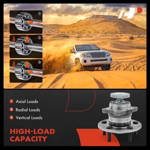 محمل العجلة الخلفية الممتازة ومجموعة المحور مع حلقة ABS و5 عروة متوافقة مع Kia Amanti 2004 2005 2006 in Kuwait
