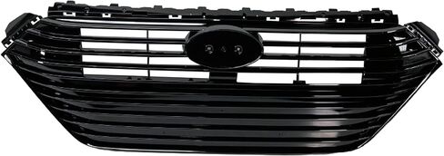 Garage-Pro Grille Assembly Compatible with Hyundai Ioniq 2017-2019 For Models Without Intelligent Cruise Control Painted Black Shell with Textured Black Insert Center CAPA HY1200222C in Saudi Arabia