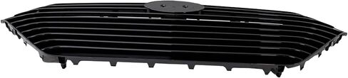 Garage-Pro Grille Assembly Compatible with Hyundai Ioniq 2017-2019 For Models Without Intelligent Cruise Control Painted Black Shell with Textured Black Insert Center CAPA HY1200222C in Saudi Arabia