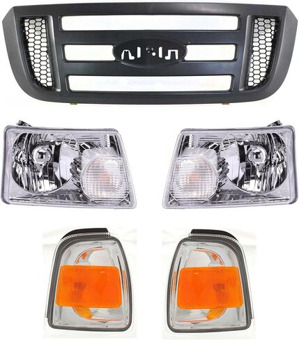 Garage-Pro Grille Assembly Kit Compatible with Ford Ranger 2006-2011 in Saudi Arabia
