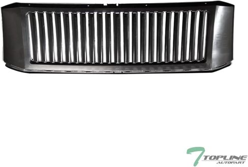 7422438448491 Compatible With 2007-2014 Ford Expedition Glossy Black Vertical Front Bumper Grill Grille in Saudi Arabia