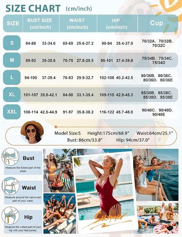 Women's One Piece Swimsuits Tummy Control Bathing Suits Sexy V Neck Push Up Slimming Swimwear with Side Drawstrings in Saudi Arabia