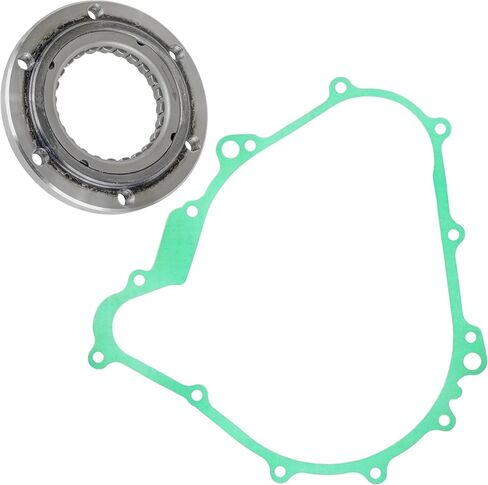 Caltric Starter Clutch & Cover Gasket Compatible with Yamaha Kodiak 400 YFM400 4WD Hunter 2001-2006 / Kodiak 450 YFM450 4WD 2003-2006 / Kodiak 450 YFM450F 4WD Hunter 2005-2006 in Saudi Arabia