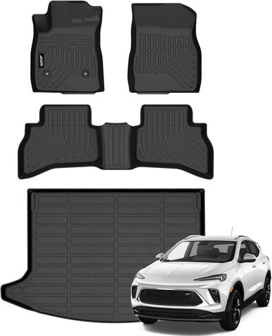 Jenofa-Car Floor Mats & Cargo Liner for 2013-2021 Nissan Pathfinder/Infiniti QX60 All Weather Floor Mats Custom Full Set High Edge Waterproof Durable Floor Liners for Pathfinder Accessories Black in Kuwait
