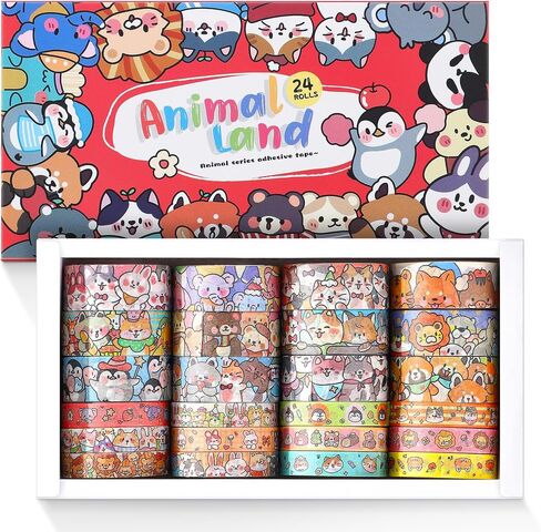 PAGEMORE 35 Rolls Washi Tape Set, Purple Dreamly Butterfly Decorative Tape, Scrapbook Supplies for Junk Journal, Scrapbooking Supplies Decor, DIY Craft Projects Materials for Girls and Women in Kuwait