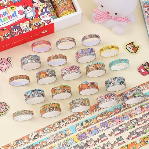 PAGEMORE 35 Rolls Washi Tape Set, Purple Dreamly Butterfly Decorative Tape, Scrapbook Supplies for Junk Journal, Scrapbooking Supplies Decor, DIY Craft Projects Materials for Girls and Women in Kuwait