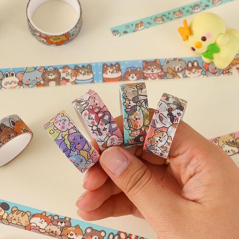 PAGEMORE 35 Rolls Washi Tape Set, Purple Dreamly Butterfly Decorative Tape, Scrapbook Supplies for Junk Journal, Scrapbooking Supplies Decor, DIY Craft Projects Materials for Girls and Women in Kuwait