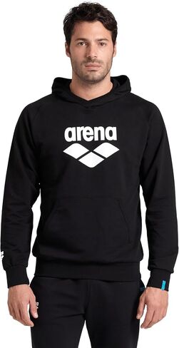 ARENA Unisex Adults Graphic Fleece Hoodie Sweatshirt Regular Fit Front Pocket in Saudi Arabia