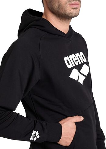 ARENA Unisex Adults Graphic Fleece Hoodie Sweatshirt Regular Fit Front Pocket in Saudi Arabia