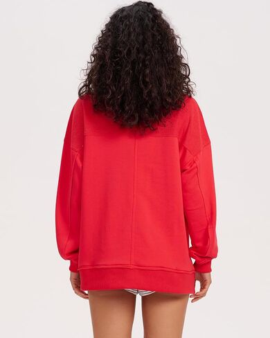 Gacaky Sweatshirt for Women Oversized Casual Open Neck Sweaters Hoodies Comfy Fall Pullover Tops Fashion Outfits Clothes in Kuwait