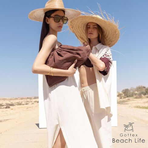 Gottex Beach Life Terra Bandeau U Wire Midi Dress Cover-Up - Adjustable Removable Straps, Elastic Back Band, Side Slits in Saudi Arabia