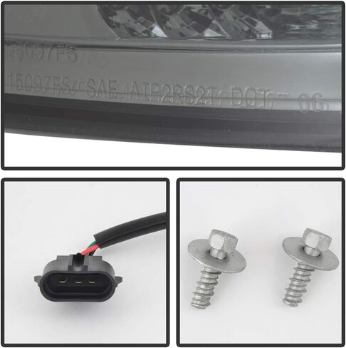ACANII-For 1997-2003 Ford F150 Pickup Flareside عدسات مدخنة LED أضواء خلفية مصابيح الفرامل استبدال السائق والركاب in Saudi Arabia