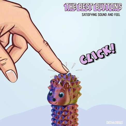 Hedgy - لعبة الألم الحسية القنفذ لعبة تململ تململ ، مرفوع محكم للتخفيف من الإجهاد والتركيز والتركيز (الأزرق) in Kuwait