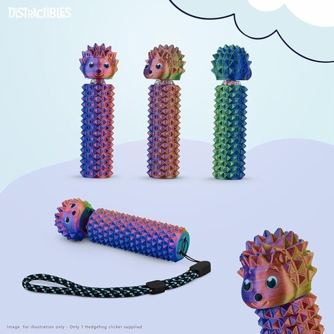 Hedgy - لعبة الألم الحسية القنفذ لعبة تململ تململ ، مرفوع محكم للتخفيف من الإجهاد والتركيز والتركيز (الأزرق) in Kuwait