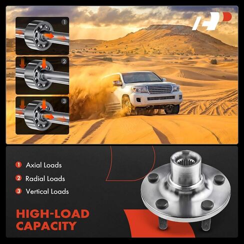A-Premium Front Wheel Bearing and Wheel Hub Kit with 5-Lug Compatible with Dodge Neon 1995-1999, Plymouth Neon 1995-1999 in Saudi Arabia