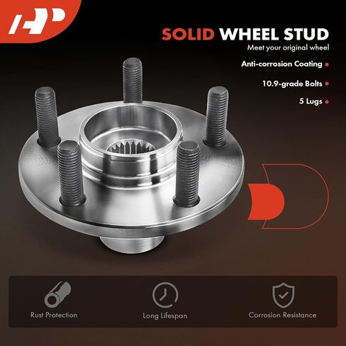 A-Premium Front Wheel Bearing and Wheel Hub Kit with 5-Lug Compatible with Dodge Neon 1995-1999, Plymouth Neon 1995-1999 in Saudi Arabia