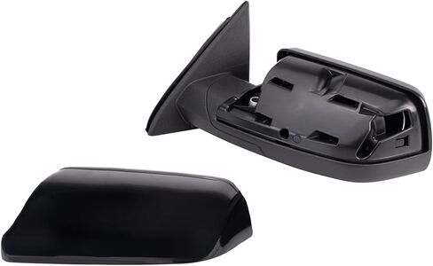 مرآة ذاكرة مسخنة بالطاقة من جانب السائق، طلاء أسود ناعم لتتناسب مع 2013-2019 Ford Flex FO1320622 in Kuwait