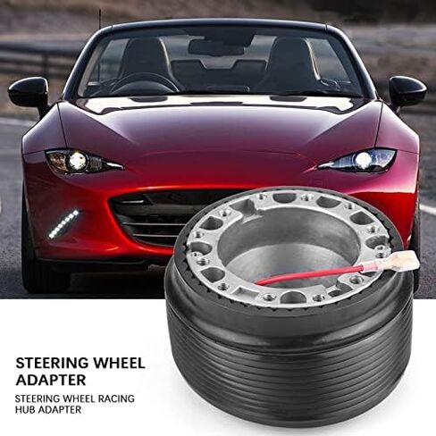 Steering Wheel Adapter, 6 Bolt Hole Steering Wheel Quick Release Racing Hub Adapter Connector for MAZDA 323 MIATA MX3 MX5 MX6 in Saudi Arabia