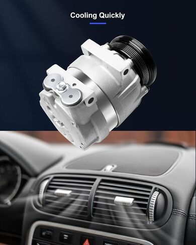 ECCPP Air Conditioning Compressor 1996-2005 for Buick Century for Chevrolet Impala Lumina for Malibu Monte Carlo for Oldsmobile Cutlass A/C Compressor with Clutch in Saudi Arabia