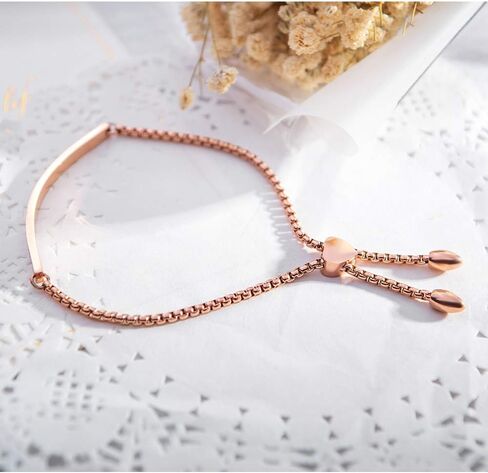 Women Stainless Steel Inspirational Bracelet Motivational Encouragement Gift Personalized Engraved 'Nevertheless, She Persisted' in Kuwait