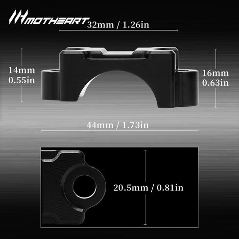 Brake Master Cylinder Protector Cover For KX 450 2012-2025 KX 450F 2006-2018 KX 450SR 2022-2025 KX 450X 2021-2025 22mm Tubes with M6 Screw Holes Accessories (Black) in Saudi Arabia