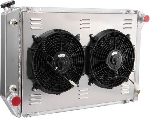 3 Row Core Aluminum Cooling Radiator Shroud Electric Fan Fits for 1980-1984 81 Ford F100 F150 F250 F350 Bronco 5.8L 7.5L 5.0L 6.6L V8 Gas Engine Radiators in Saudi Arabia