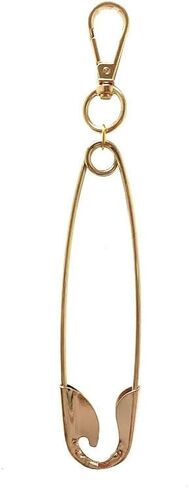 Statement Large Safety Pin Keychain for Men Women Big Vintage Exaggerate Wallet Pants Pendant Hip Hop Rock Goth Wallet Belt Charm Metal Buckle Couple Stylish Punk Gothic Street Jewelry in Saudi Arabia