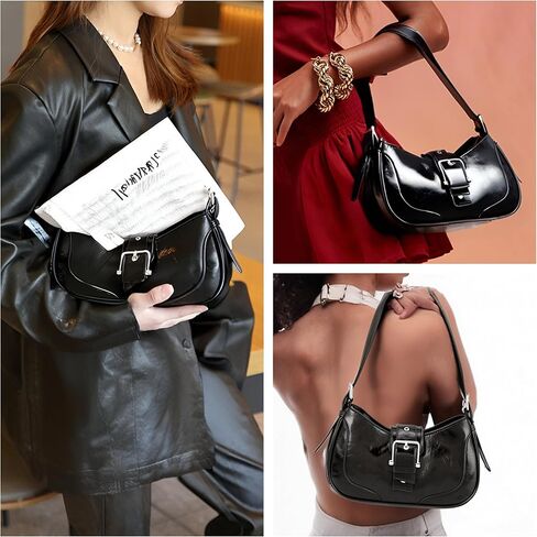 Ayliss Shoulder Bag for Women Red Purse Y2k Top Handle Bag Burgundy Purse Vegan Leather Tote Handbag Clutch Hobo Studded in Saudi Arabia