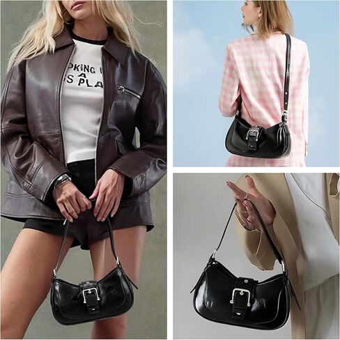 Ayliss Shoulder Bag for Women Red Purse Y2k Top Handle Bag Burgundy Purse Vegan Leather Tote Handbag Clutch Hobo Studded in Saudi Arabia
