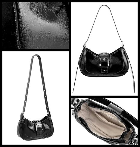 Ayliss Shoulder Bag for Women Red Purse Y2k Top Handle Bag Burgundy Purse Vegan Leather Tote Handbag Clutch Hobo Studded in Saudi Arabia