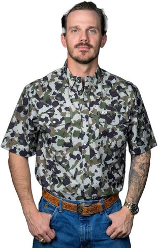 Camo 2.0 Short Sleeve Snap Shirt in Saudi Arabia