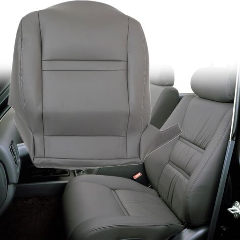 NLQR Front Driver and Passenger Side Bottom Replacement Seat Covers Gray Microfiber Leather Compatible with Toyota Land Cruiser 1990 1991 1992 1993 1994 1995 1996 1997 in Saudi Arabia