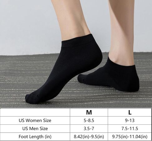 DarkCom Low Cut Ankle Socks for Women and Men, 8 Pairs Thin Seamless Cotton Socks in Kuwait