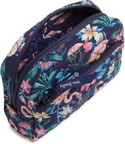 Vera Bradley Women's Cotton Medium Cosmetic Makeup Organizer Bag in Kuwait
