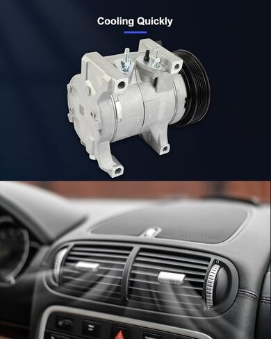 ECCPP AC Compressor 2011-2013 Fit for Chrysler 300 3.6L 2011-2015 Fit for Jeep Grand Cherokee 3.6L AC Compressor with Clutch Rapid Cooling in Saudi Arabia