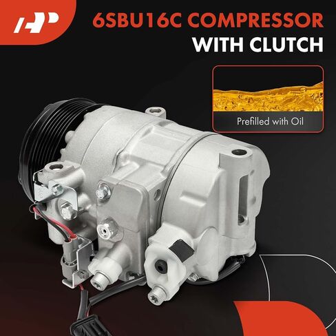 A-Premium Air Conditioner AC Compressor with Clutch Compatible with Mercedes-Benz R231 Series SL550 2013-2020, 4.7L in Saudi Arabia