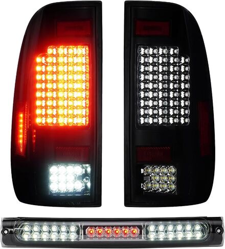 مصباح خلفي LED لسيارة Ford F150 1997-2003، F-150 Heritage 2004، F250 F350 F450 F550 Super Duty 1999-2007، F250 Light Duty 1997-1999، يناسب فقط موديلات Styleside Fleetside، مجموعة الضوء الخلفي in Saudi Arabia