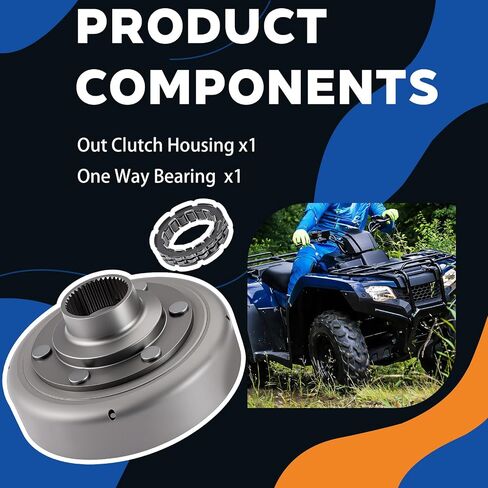 Out Clutch Housing W/Bearing For Honda Rancher 420 TRX420FE FM TE TM FPE FPM 2007-2024 22500-HP5-600 in Saudi Arabia