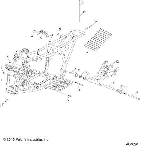 غطاء عازل للذراع المتأرجح Polaris ATV، قطعة OEM الأصلية 0450303، الكمية 1 in Saudi Arabia