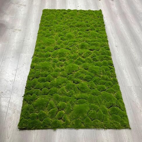 Simulation Artificial Moss Mat 1x1m, Fake Moss Mat Decorative Faux Turf Lawn Carpet for Balcony Terrace Decoration Window Display Decoration in Saudi Arabia