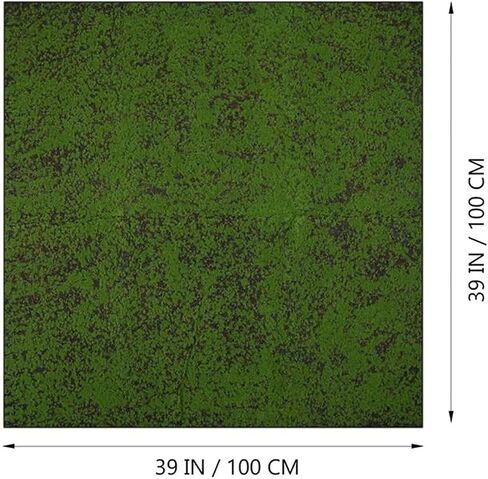 Simulation Artificial Moss Mat 1x1m, Fake Moss Mat Decorative Faux Turf Lawn Carpet for Balcony Terrace Decoration Window Display Decoration in Saudi Arabia